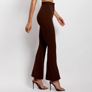 Meshki Brown High-Waisted Pantsuit